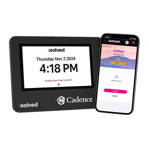 physical time clock and app