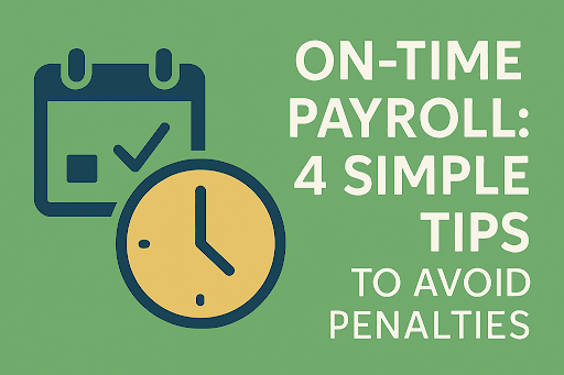On-Time Payroll: 4 Simple Tips to Avoid Penalties